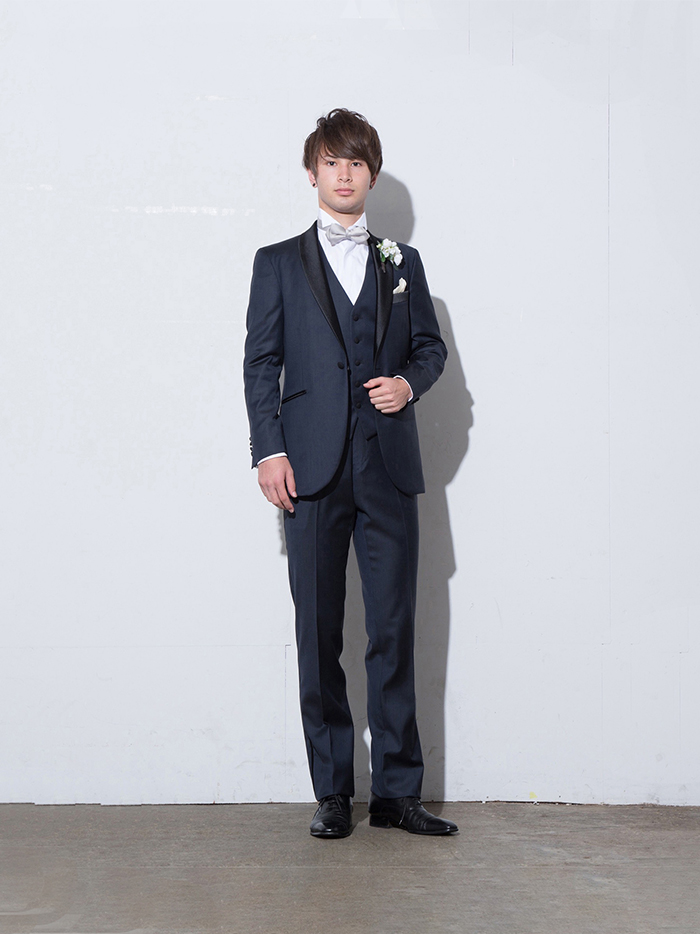 navy black tuxedo