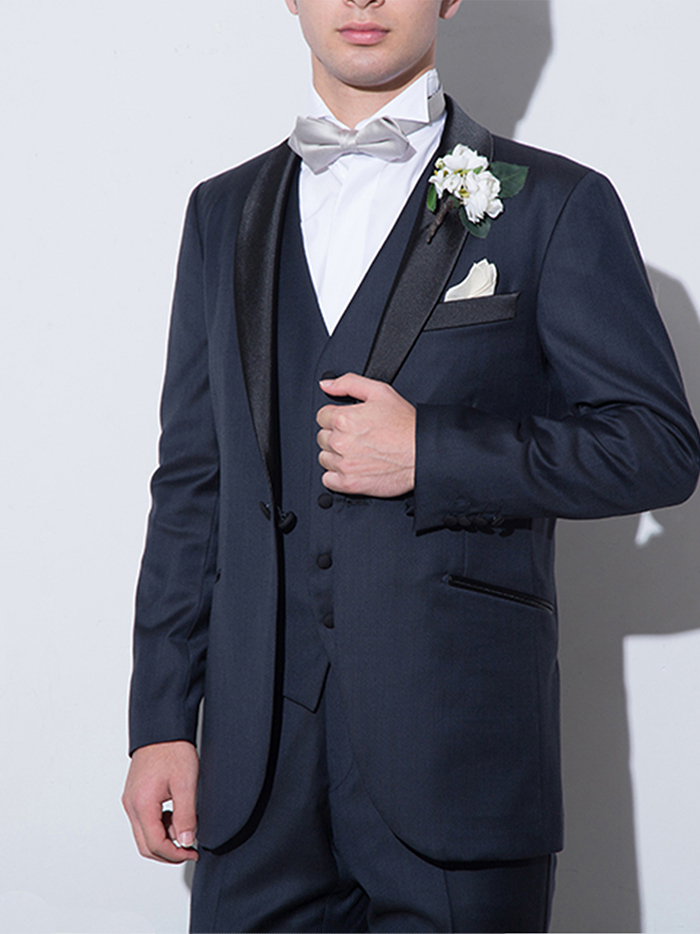 navy black tuxedo