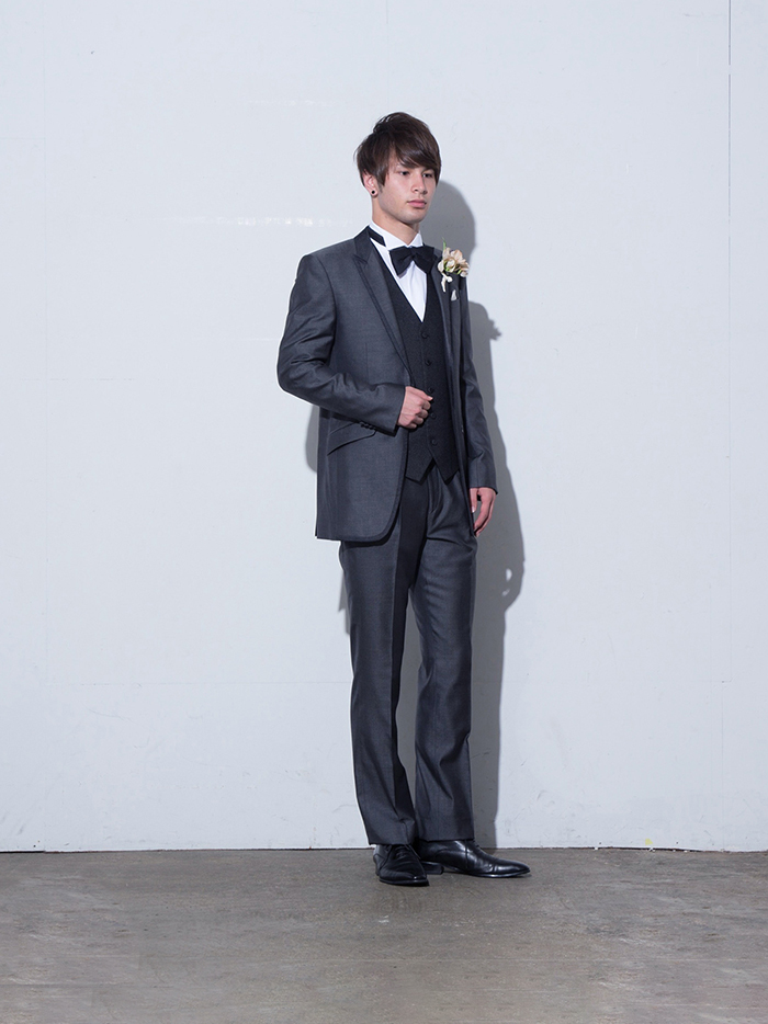 feather gray tuxedo