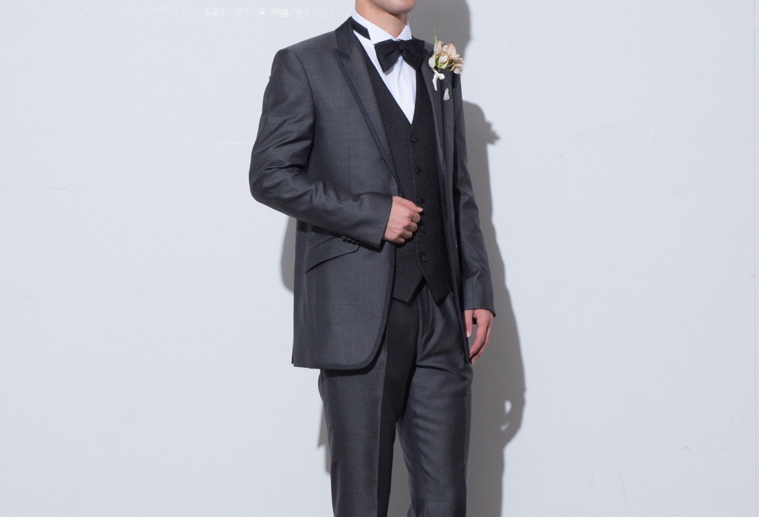 feather gray tuxedo