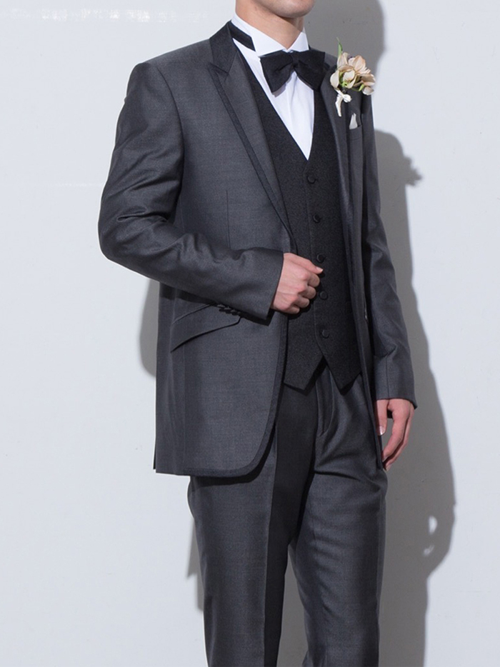 feather gray tuxedo