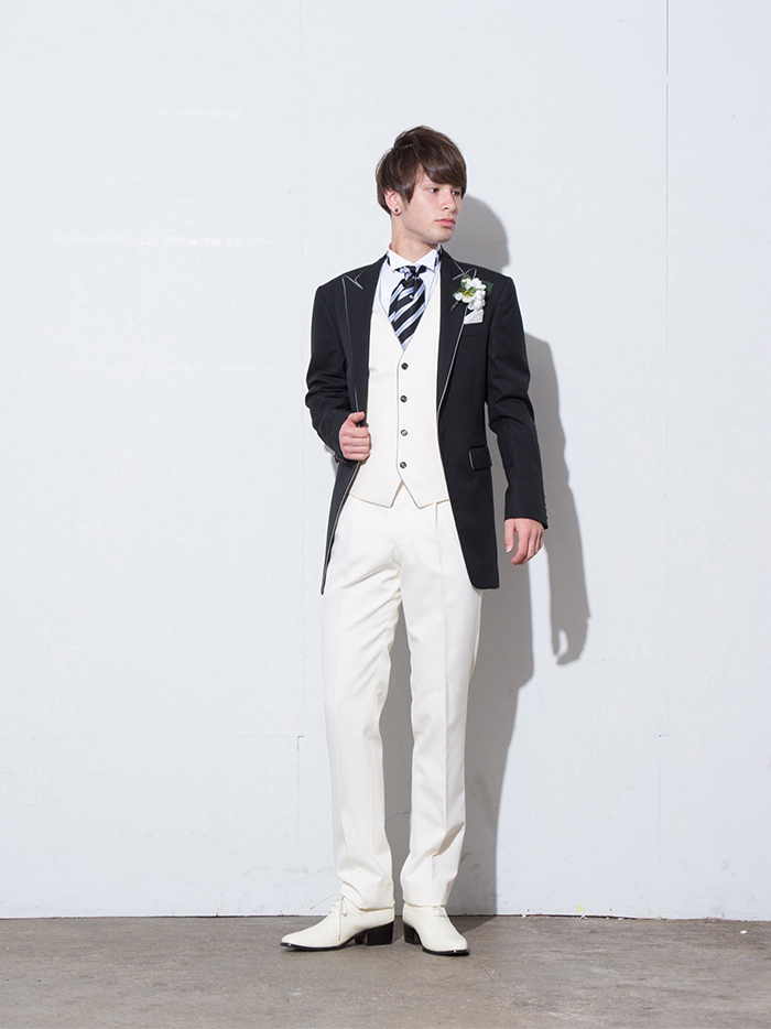 black×off-white tuxedo