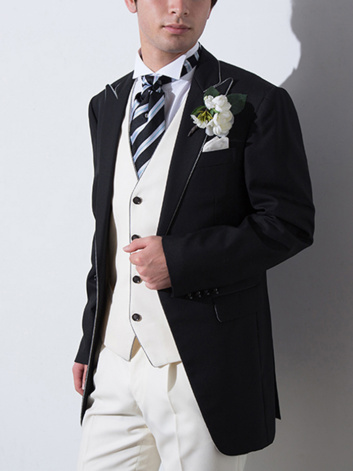 black×off-white tuxedo