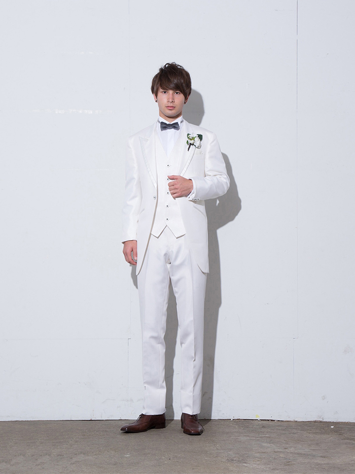 flesh white tuxedo