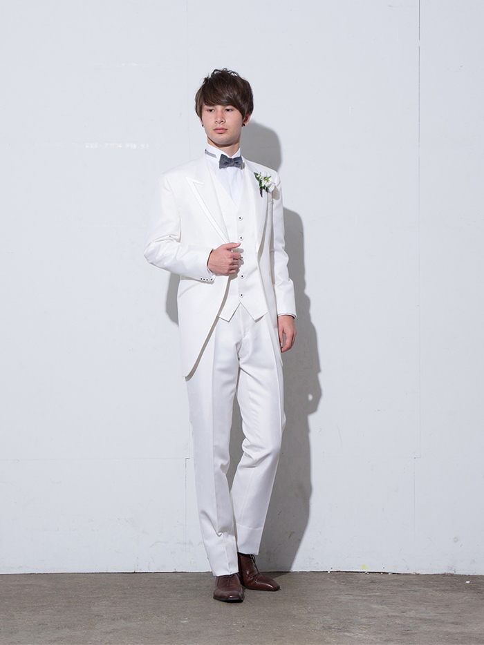 flesh white tuxedo