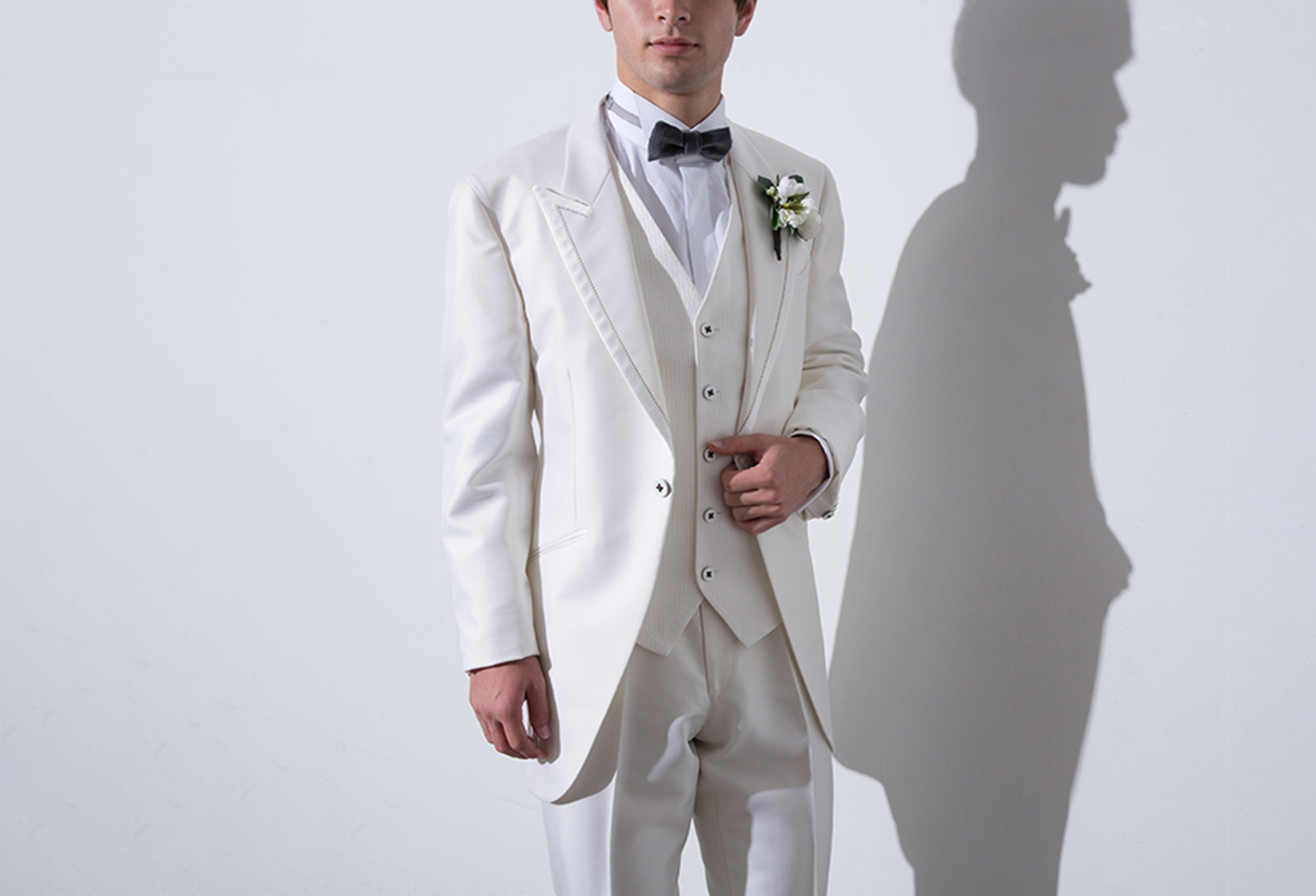 flesh white tuxedo