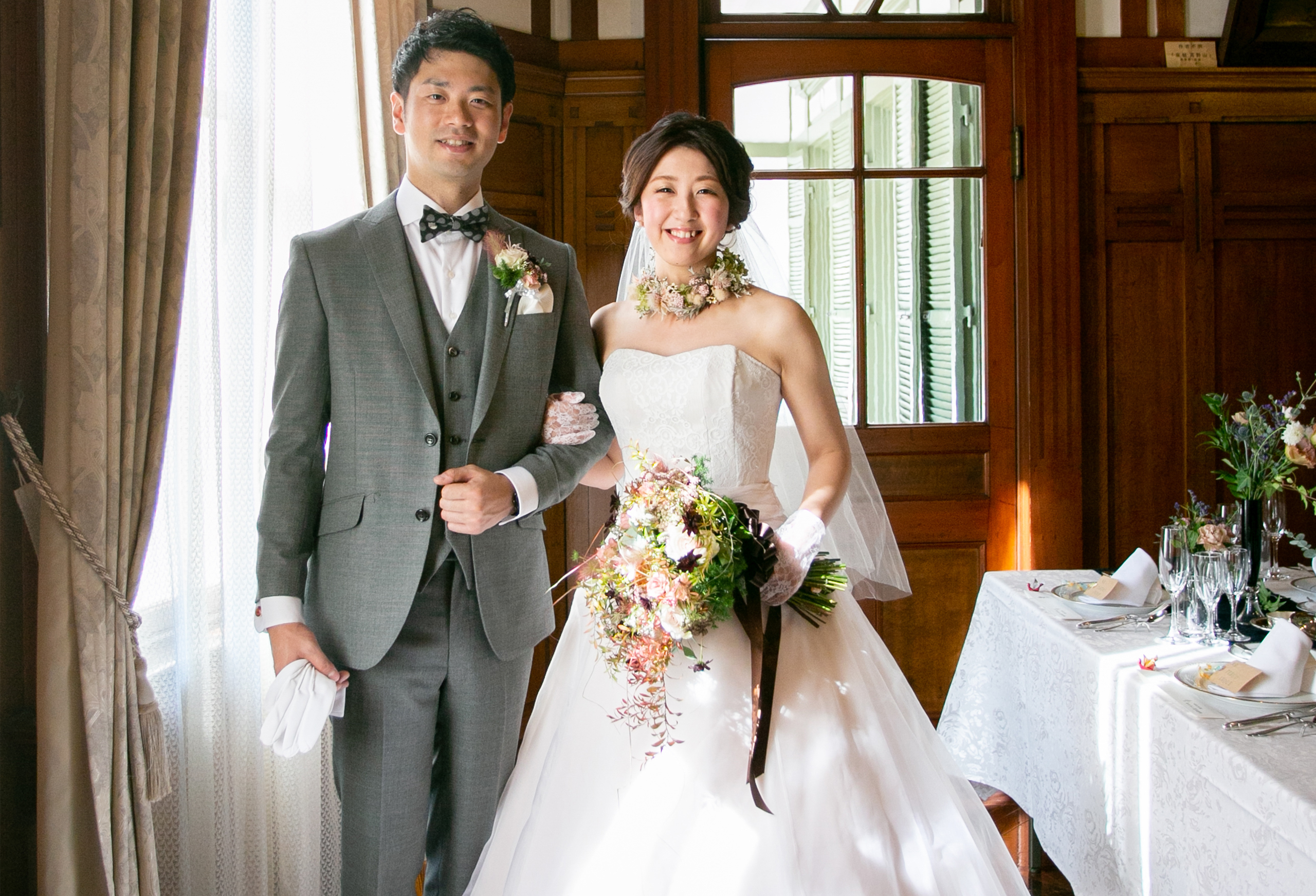 Mr. & Mrs. Hanada ＠ 旧松本邸・セブ島