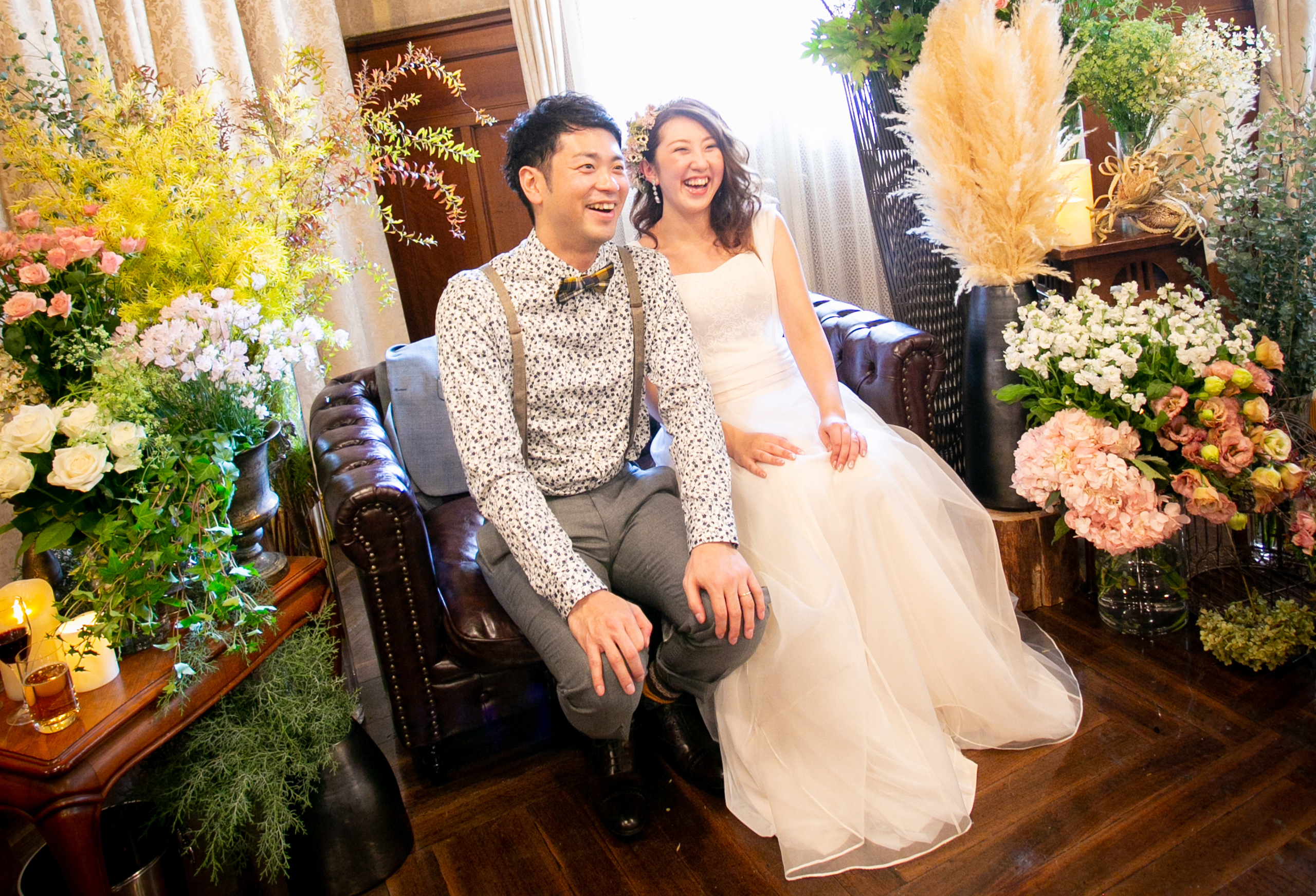 Mr. & Mrs. Hanada @ 旧松本邸・セブ島